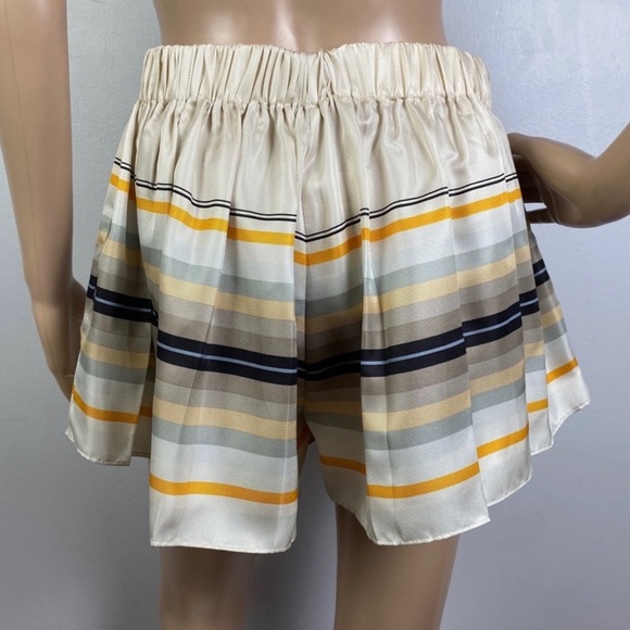 NEW RAG & BONE STRIPED SILK SHORTS - Picture 5 of 6